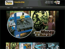 Tablet Screenshot of plasmacam.com